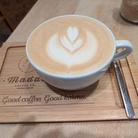 Oat latte at Madal Coffee Co - Ferenciek Tere in Budapest