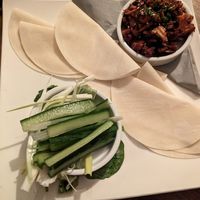 Chinese pancakes at The Walnut Tree in Eye