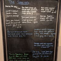 Specials board - March 2023 at The Walnut Tree in Eye