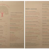 Menu - March 2023 at The Walnut Tree in Eye