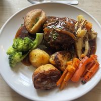 Vegan chestnut roast   at The Walnut Tree in Eye