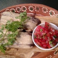 Black Bean Tamales at Frida's Cafe in Hammond