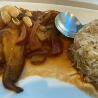 Toasted almonds on top made it complete   at Alamir in Tenerife