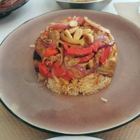 Maklube 100% vegetal #Veganuary at Alamir in Tenerife