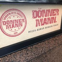 Sign on front of stand at Kebap Mann in Innsbruck