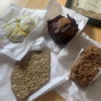 Vegan baked goods  at Fancy Pants Cafe in Bridgewater