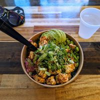 Build Your Own Bowl with Tofu, Edamame, and Avocado! Yum! at Beech in Charleston