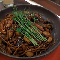 Chow ghetti noodles at Lucky Chan's Laundry and Noodle Bar in Northbridge