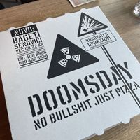   at Pizzeria Doomsday in Zagreb