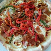 soyarnica pizza at Pizzeria Doomsday in Zagreb