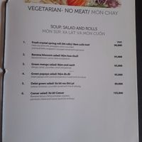 menu page 1  at Koto in Hanoi