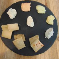 Cheese plate at Dall'Albero in Rome