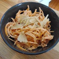 Mac and cheese at Dall'Albero in Rome