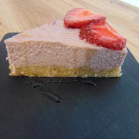 Cheesecake at Dall'Albero in Rome