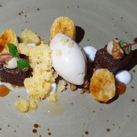 Dessert at Van der Dussen in Delft