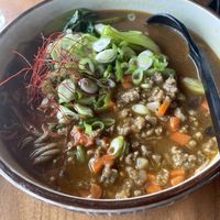 Vegan Tan Tan Men (vegan ramen)  at Ramen Wasabi in Chicago
