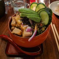 Vegan Poke Bowl at Ramen Wasabi in Chicago