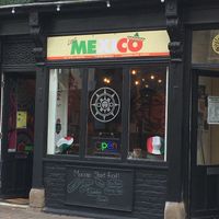 outside  at Little Mexico in Hexham