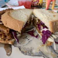 BBQ Tofu at Gooseberries in St Louis