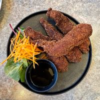 Vegan “wings"  at Siam Purity in Broadbeach