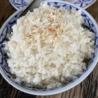 Coconut rice   at Siam Purity in Broadbeach