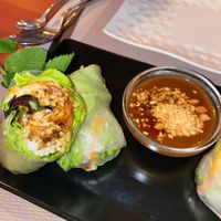 Spring rolls at La Palanche d'Aulac in Paris