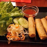 Spring rolls at La Palanche d'Aulac in Paris