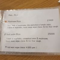 menu at Around Green - 어라운드 그린 in Seoul