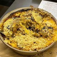 Vegan moussaka. Photo doesn’t do it justice!!  at Niza in Valladolid