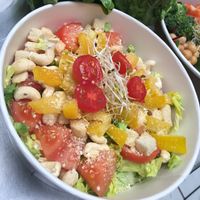 vegan ceaser salad  at Zucchini in Bonn