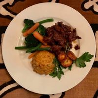 Soy Rib Dinner at Vegan's Choice in Brooklyn