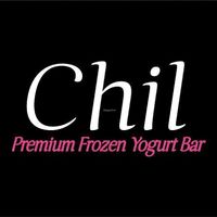 logo at Chil Organic Frozen Yogurt Bar in London