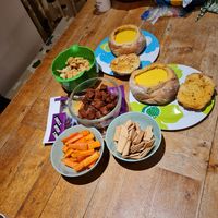 Jake's Vegan Cheeze Fondue. Absolutley and unbelievably delicious! at Jake's Vegan Steaks in North London