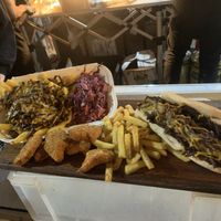 vegan nights menu options at Jake's Vegan Steaks in North London