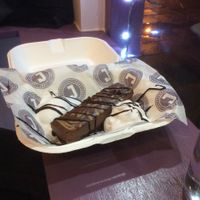 Salted Caramel and Chocolate Cheesecake at Jake's Vegan Steaks in North London