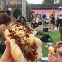 Classic Philly cheesesteak at Jake's Vegan Steaks in North London