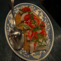 ORDER THESE - peanut dumplings  at Duck Duck Goat in Chicago