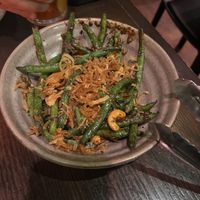 green beans (vegan by default)  at Duck Duck Goat in Chicago
