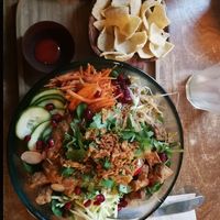 The Gado Gado Bowl. My friend had it, but she was very impressed at Oerwoud in Den Bosch
