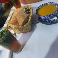Soup, bread and mint tea at Sofia in Chefchaouen