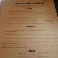 The Menu at The Sound Lounge in South West London