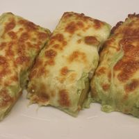 Puerros gratinados al horno at Restaurante Goikar in Bilbao