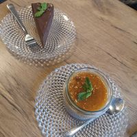 Delicious chocolate cake and chia pudding at Mihiderka - Józefa in Krakow