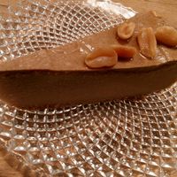 peanut cheesecake at Mihiderka - Józefa in Krakow