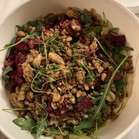 Roast veggies and hummus salad at Mihiderka - Józefa in Krakow