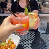 Yummy mock tail and margarita   at Taqueria Tsunami in Marietta