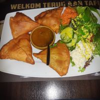 Samosa at 't Brugs Pitahuis in Bruges