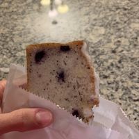 Vegan lemon blueberry loaf  at Turf in Vancouver