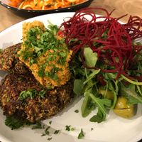 Quinoa burger at Turf in Vancouver