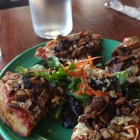 Sausage pizza at The Grain Cafe in Long Beach